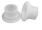 Plastique blanc de PPS pi PTFE PVDF de COUP D'OEIL de pièces de la couleur PVDF usinant la taille adaptée aux besoins du client